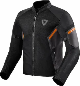 Rev'it! Jacket GT-R Air 3 Black/Neon Orange L Giacca in tessuto