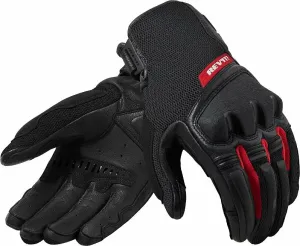 Rev'it! Gloves Duty Black/Red 2XL Guanti da moto #2024192