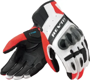 Rev'it! Gloves Ritmo Black/Neon Red M Guanti da moto