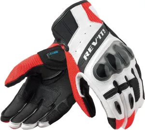 Rev'it! Gloves Ritmo Black/Neon Red XL Guanti da moto