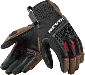 Rev'it! Gloves Sand 4 Brown/Black 2XL Guanti da moto