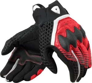 Rev'it! Gloves Veloz Black/Red 3XL Guanti da moto