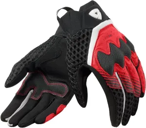 Rev'it! Gloves Veloz Ladies Black/Red XL Guanti da moto
