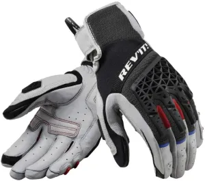 Rev'it! Gloves Sand 4 Light Grey/Black 2XL Guanti da moto