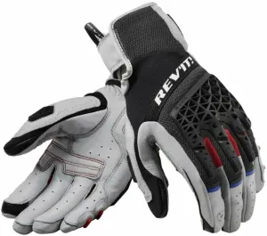 Rev'it! Gloves Sand 4 Light Grey/Black 3XL Guanti da moto