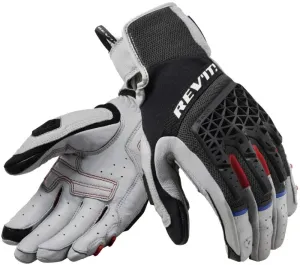Rev'it! Gloves Sand 4 Light Grey/Black XL Guanti da moto