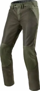 Rev'it! Trousers Eclipse Dark Green 4XL Regular Pantaloni in tessuto