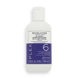 Revolution Haircare Crema styling senza risciacquo per capelli biondi Blonde Plex 6 (Bond Restore Styling Cream) 100 ml