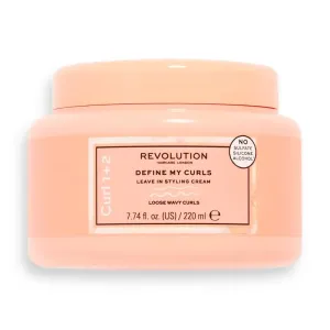 Revolution Haircare Styling crema senza risciacquo per capelli ricci e mossi Define My Curls (Leave In Styling Cream) 220 ml