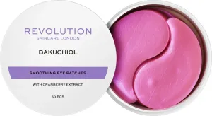 Revolution Skincare Cuscinetti leviganti per contorno occhi Pearlescent Purple Bakuchiol (Smoothing Eye Patches) 60 pz