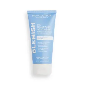 Revolution Skincare Maschera viso con carbone attivo Blemish (2% Salicylic Acid Mask) 65 ml