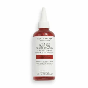 Revolution Skincare Tonico per il viso detergente AHA & BHA Multi Acid (Toning Solution) 200 ml