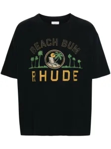 RHUDE - T-shirt In Cotone #3088735