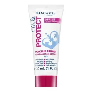 Rimmel London Fix & Protect SPF25 Makeup Primer 005 base per l' unificazione della pelle e illuminazione 30 ml