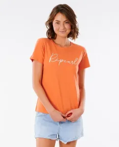 T-Shirt Rip Curl CLASSIC SHORE TEE Bright Orange #1682322