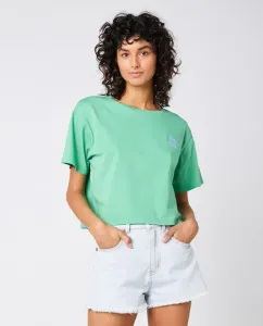 T-Shirt Rip Curl SEARCH ICON CROP TEE Green #2424340