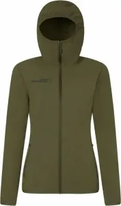 Rock Experience Solstice 2.0 Hoodie Softshell Woman Jacket Olive Night L Giacca outdoor