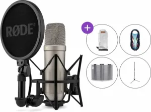 Rode NT1 5th Generation Silver SET Microfono a Condensatore da Studio