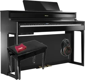 Roland HP 704 Polished Ebony SET Polished Ebony Piano Digitale