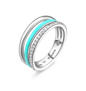 Rosato Bellissimo anello in argento Gaia RZGA35 56 mm