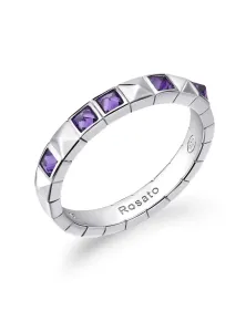 Rosato Giocoso anello in argento con zirconi Cubica RZCU92 58 mm