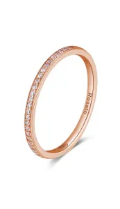Rosato Romantico anello in bronzo con zirconi Allegra RZA030 58 mm