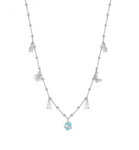 Rosato Splendida collana in argento con ciondoli Gaia RZGA03