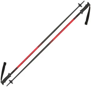 Rossignol Tactic Black/Red 130 cm Bastoncini da sci