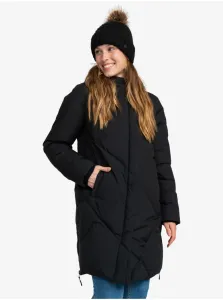 Roxy Abbie Women's Black Winter Quilted Coat - Women