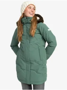 Light Green Women's Winter Quilted Coat Roxy Ellie JK - Women #2760492