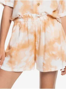 White-Orange Women's Batik Shorts Roxy Miss Most - Women