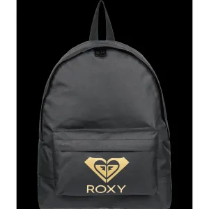 Roxy Dark Grey Backpack Sugar Baby Solid Logo Anthracite Erjbp04162-Kvj0 - Women