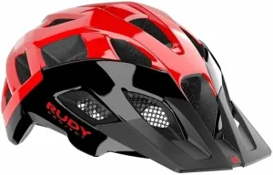 Rudy Project Crossway Black/Red Shiny S/M Casco da ciclismo