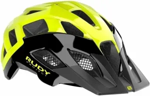 Rudy Project Crossway Black/Yellow Fluo Shiny L Casco da ciclismo