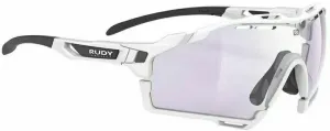 Rudy Project Cutline White Gloss/ImpactX Photochromic 2 Laser Purple Occhiali da ciclismo