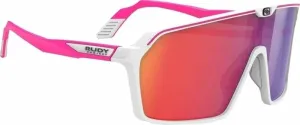 Rudy Project Spinshield White/Pink Fluo Matte/Multilaser Red UNI Occhiali lifestyle