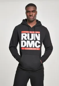 Run DMC Felpa con cappuccio Logo Black S