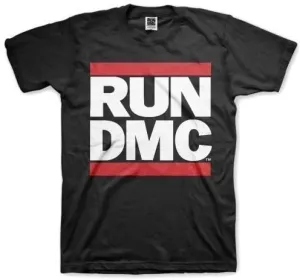 Run DMC Maglietta Logo Unisex Black M