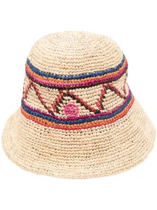 RUSLAN BAGINSKIY - Cappello Bucket In Paglia #325029