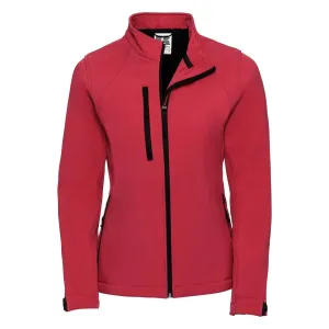 Red Women's Soft Shell Russell Jacket