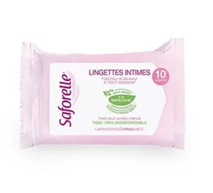 Saforelle Salviettine per igiene intima 10 pz