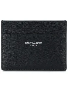 SAINT LAURENT - Porta Carte Con Logo #2375444