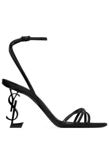 SAINT LAURENT - Sandalo Con Tacco Opyum In Pelle #3093640