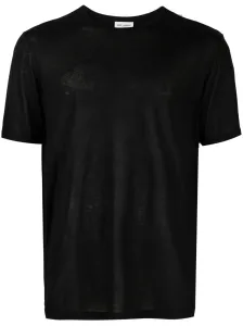 SAINT LAURENT - T-shirt In Cotone #2331629
