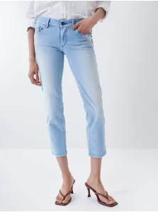Light Blue Womens Skinned Slim Fit Jeans Jeans Wonder - Women #1296193