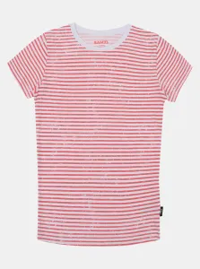 Pink-and-white girly striped t-shirt SAM 73