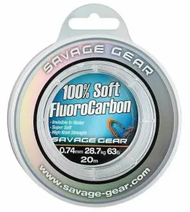 Savage Gear Soft Fluoro Carbon Trasparente 0,49 mm 15,2 kg 35 m