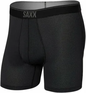 SAXX Quest Boxer Brief Black II M Intimo e Fitness