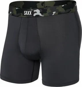 SAXX Sport Mesh Boxer Brief Faded Black/Camo L Intimo e Fitness