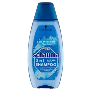 Schauma Shampoo per uomo 3in1 Sea Minerals + Aloe Vera (Hair Face Body Shampoo) 400 ml